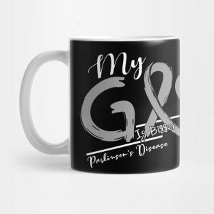 Parkinson's Disease Awareness My God Is Stronger - In This Family No One Fights Alone Mug